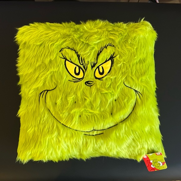 The Grinch Throw Pillow 16x16
